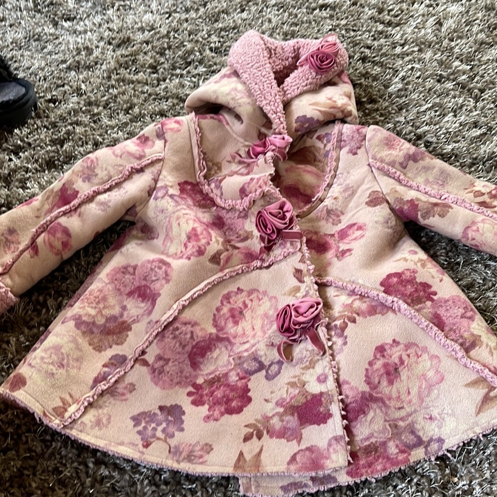 Little girls Sherpa jacket